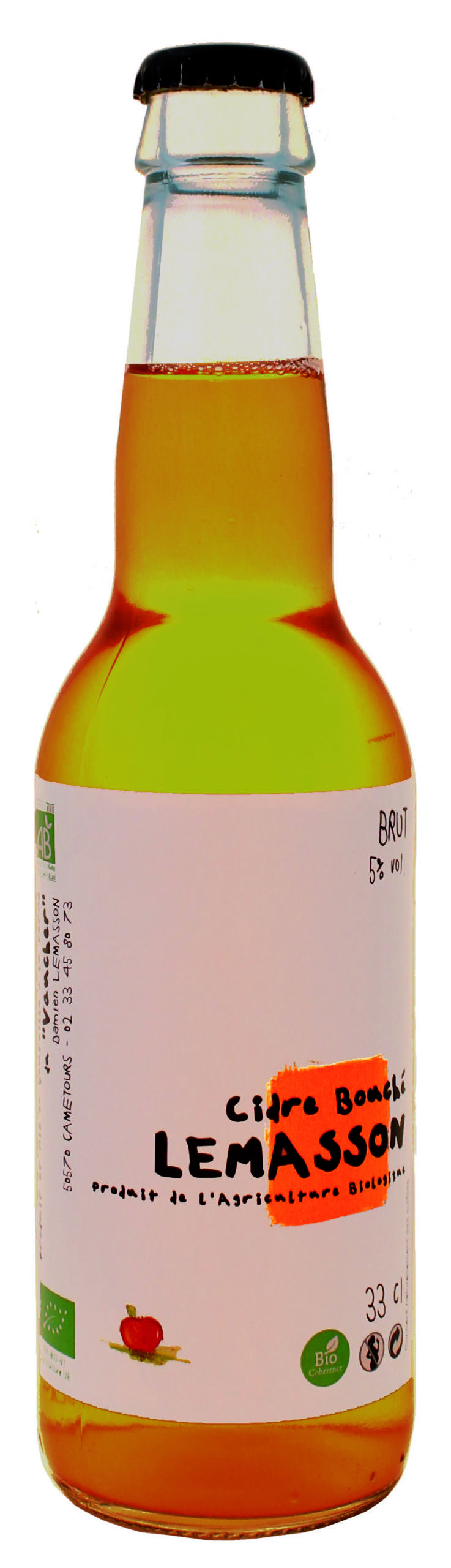 Le Cidre Brut 33cl (x12) – FILS DE POMME